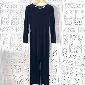 VTG DKNY Velvet Long Sleeve Jumpsuit